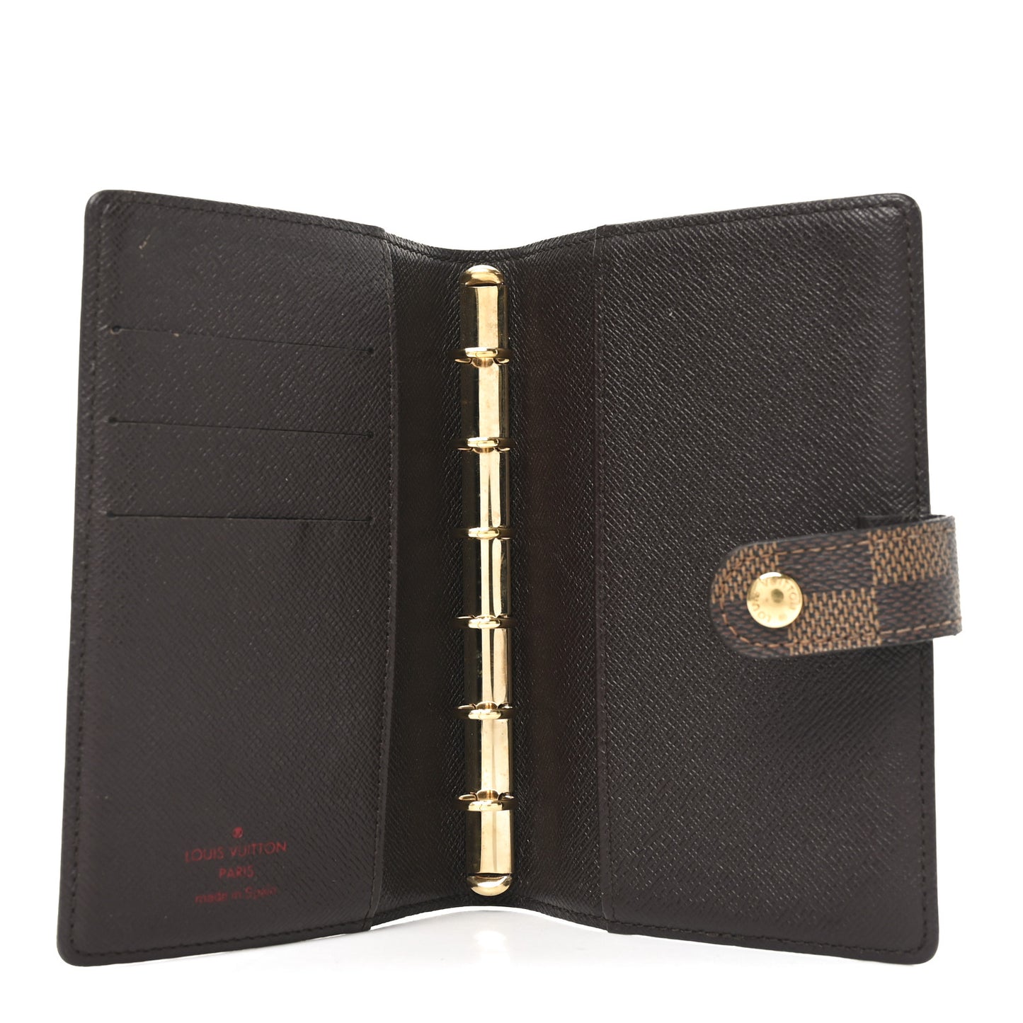 Damier Ebene Small Ring Agenda Cover
