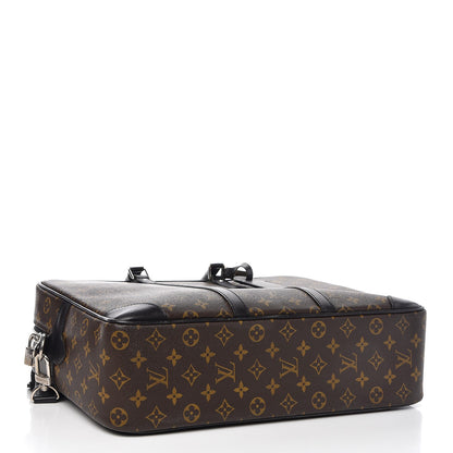 Louis Vuitton Monogram Macassar Porte-Documents Voyage GM 4 of 8