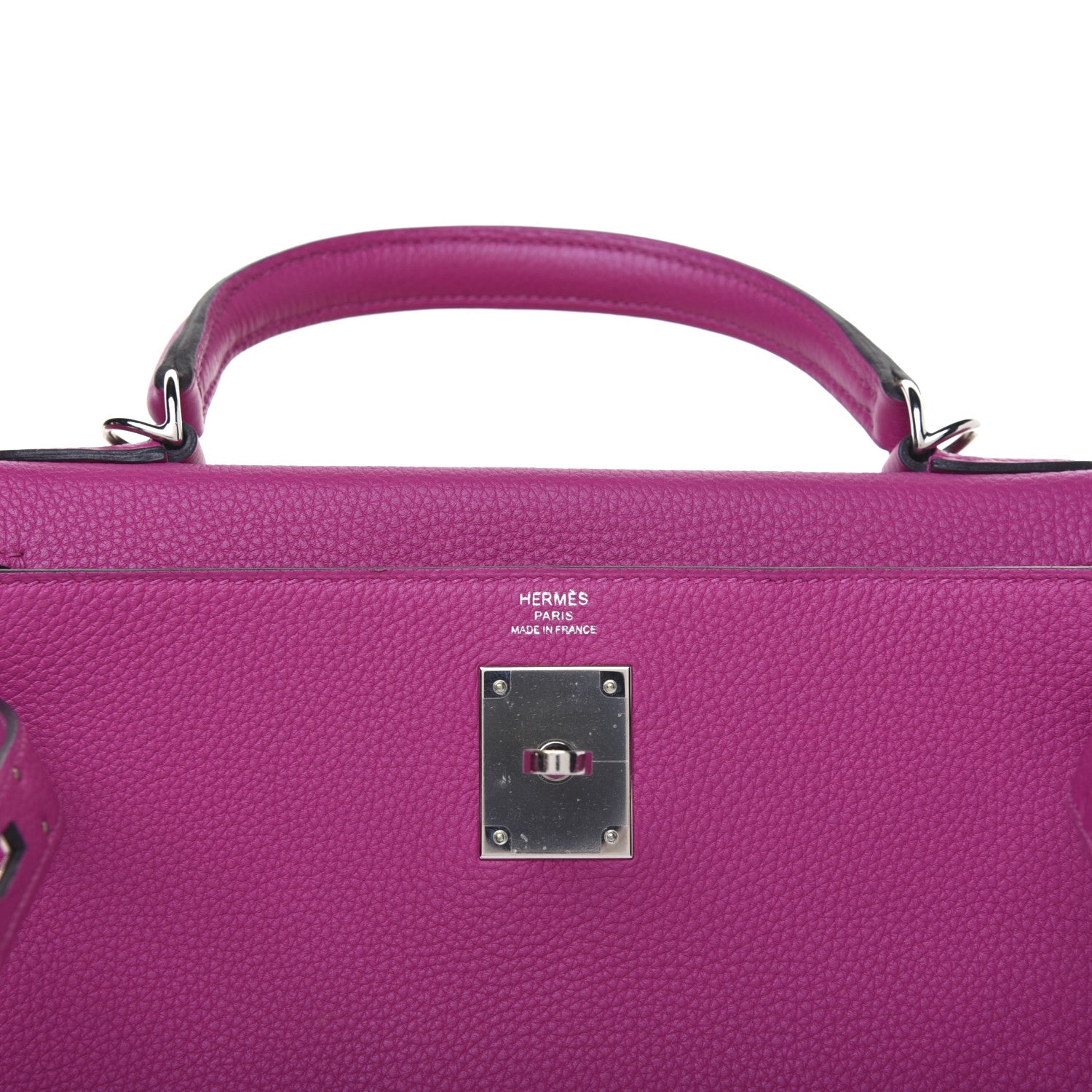 Hermes Togo Kelly Retourne 28 Rose Pourpre 30 of 42
