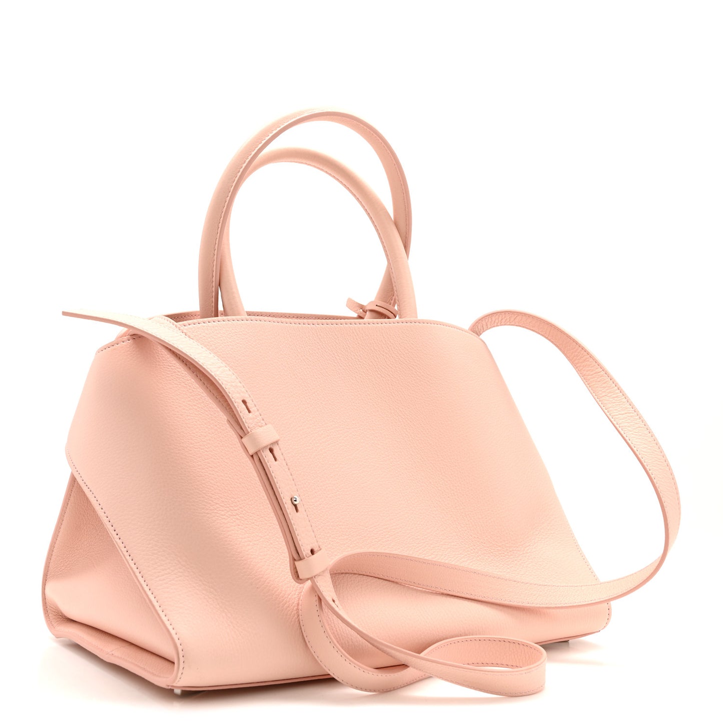 Calfskin Medium Hug Bag Pink Pink