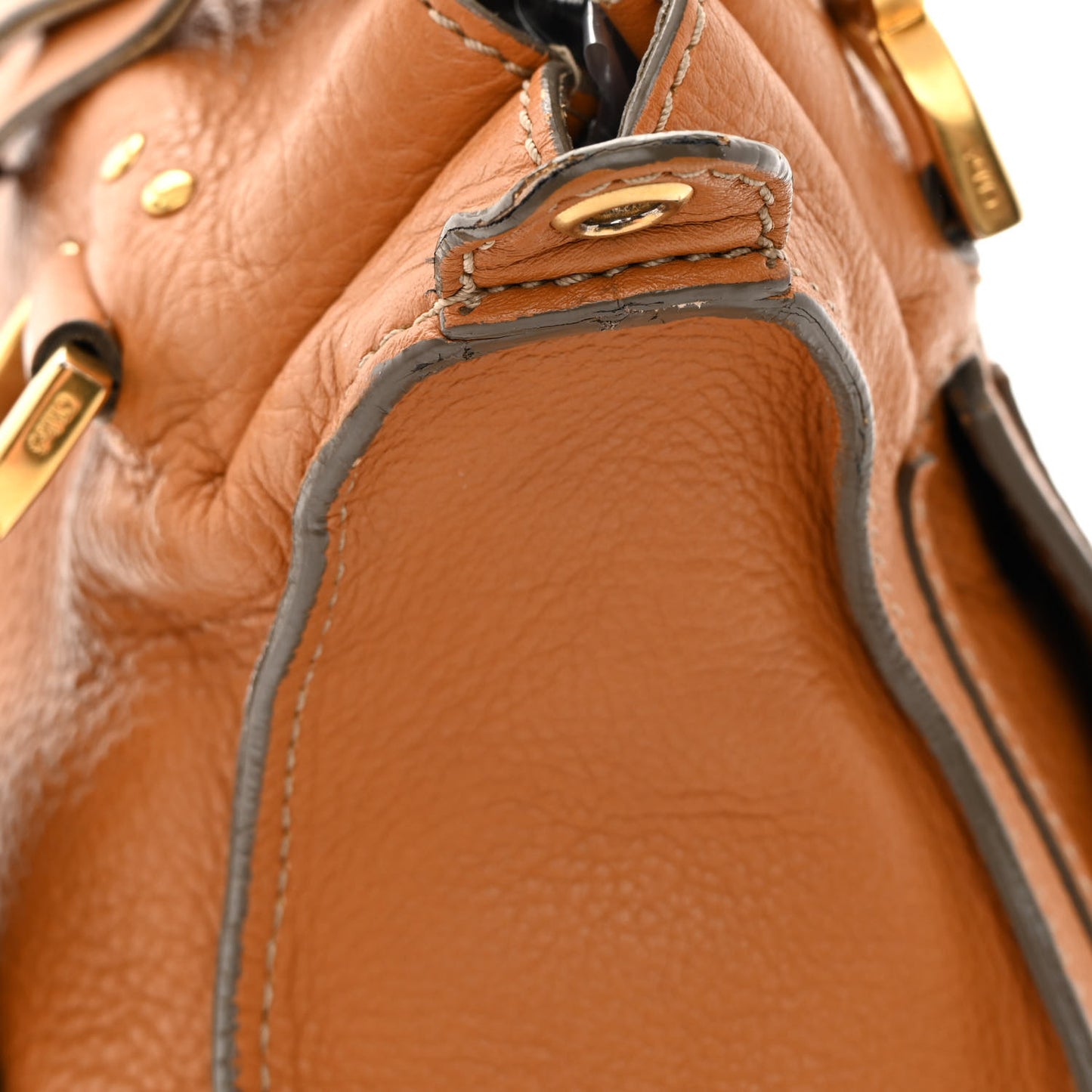 Calfskin Medium Marcie Satchel Tan