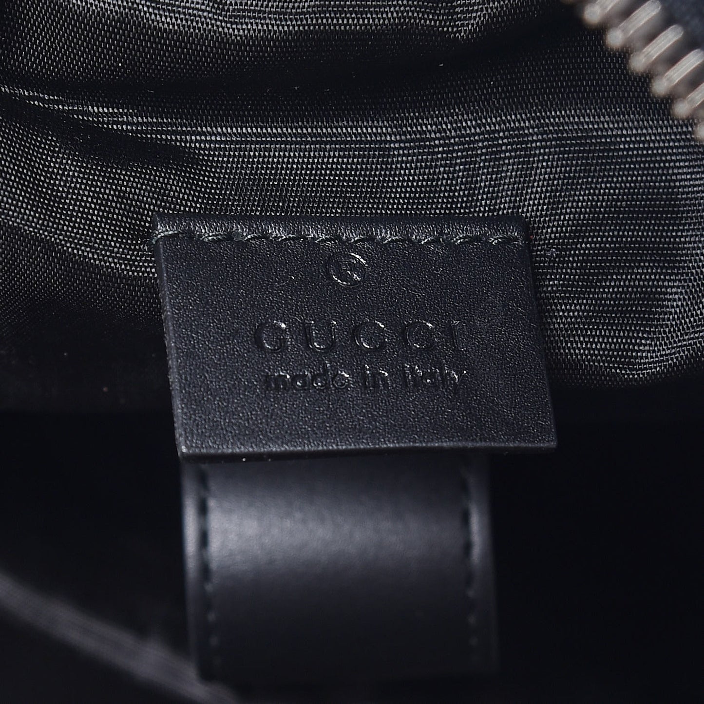 X SEGA Calfskin GUCCY Stars Dome Backpack Black Gold