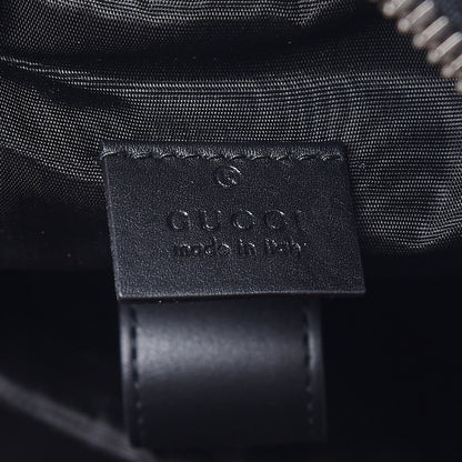 Gucci X SEGA Calfskin GUCCY Stars Dome Backpack Black Gold 9 of 12