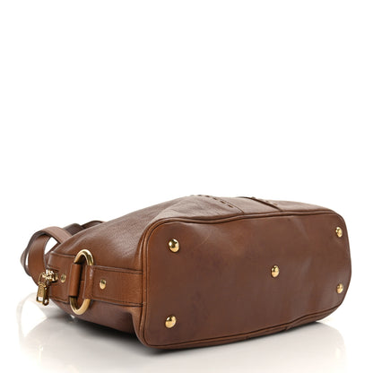 Saint Laurent Calfskin Medium Muse Tan 4 of 10