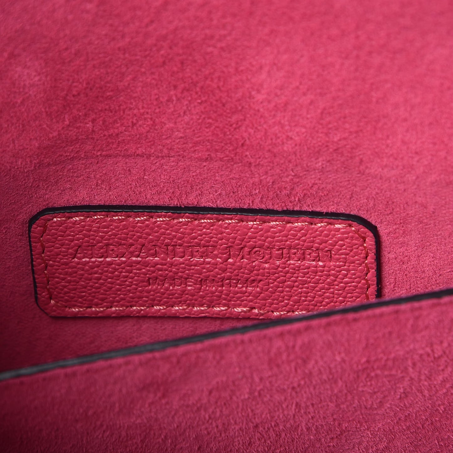 Calfskin Small Insignia Flap Pink