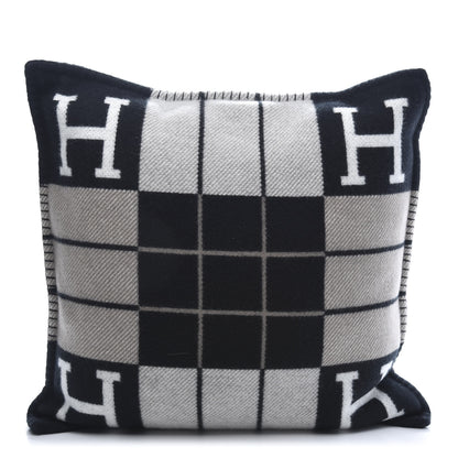 Hermes Wool Cashmere Avalon III Pillow PM Ecru Black 2 of 3
