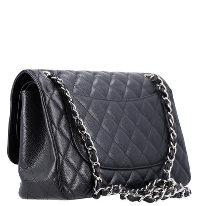 Chanel Caviar Quilted Jumbo Double Flap Black 3 of 11