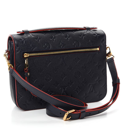 Louis Vuitton Empreinte Pochette Metis Marine Rouge 3 of 11