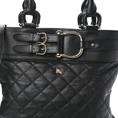 Burberry Calfskin Quilted Crossbody Bag Black 7 of 9