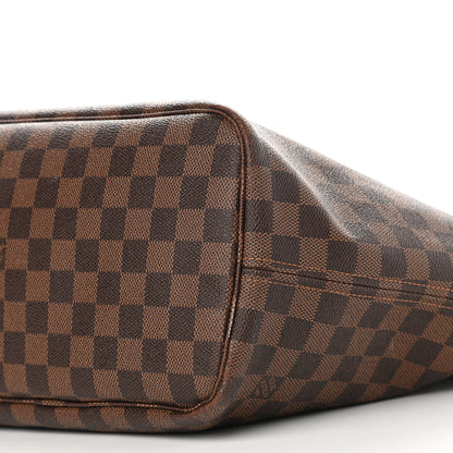 Louis Vuitton Damier Ebene Neo Neverfull MM Rose Ballerine 13 of 16