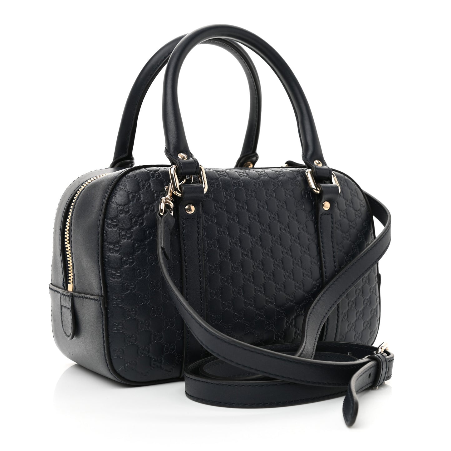 Soft Microguccissima Small Crossbody Bag Blue