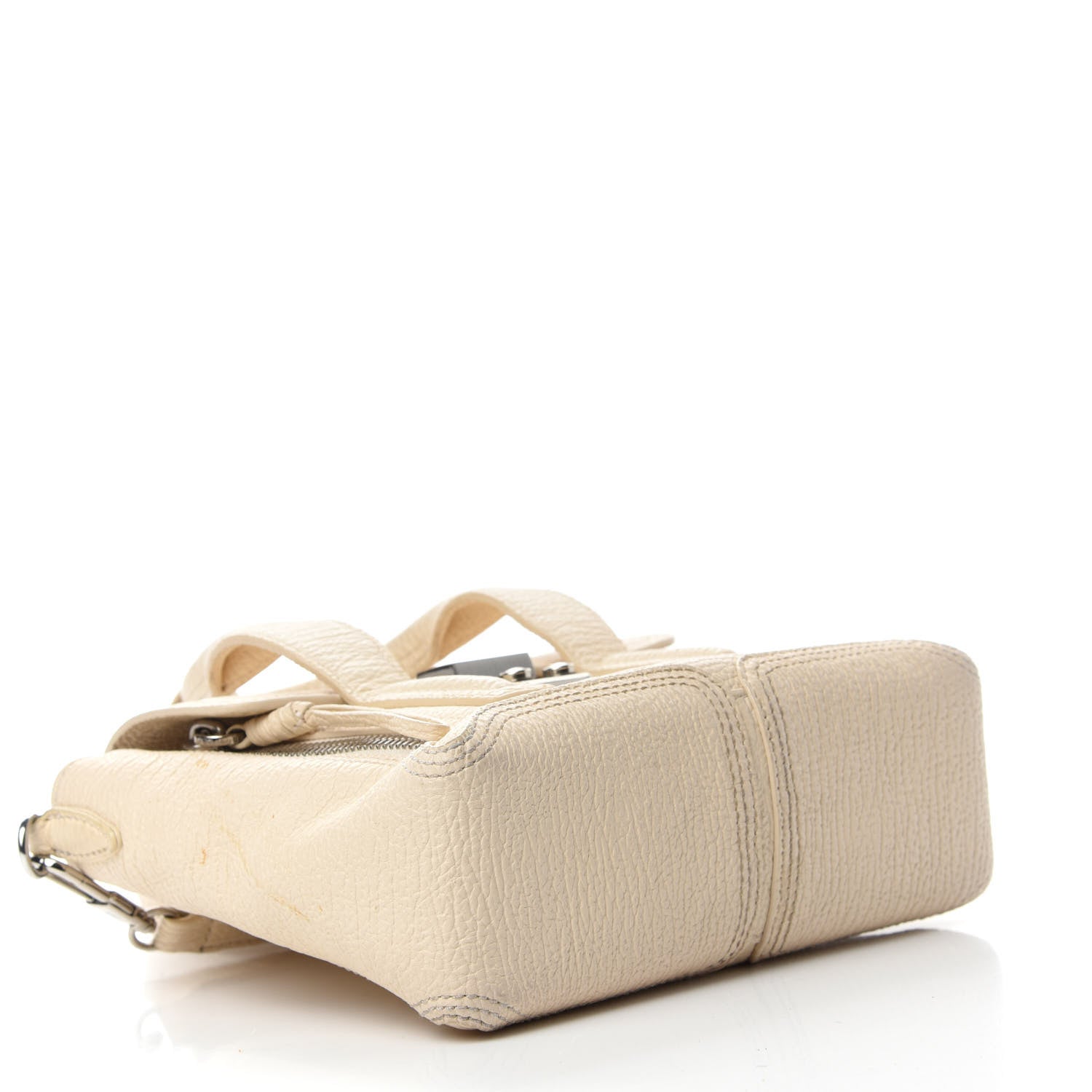 3.1 Phillip Lim Textured Calfskin Mini Pashli Satchel Milk 4 of 15
