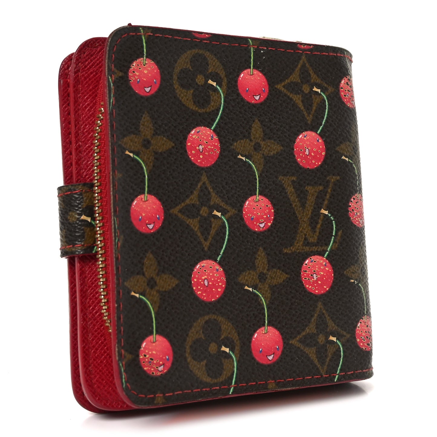 Monogram Cerises Compact Zippe Wallet