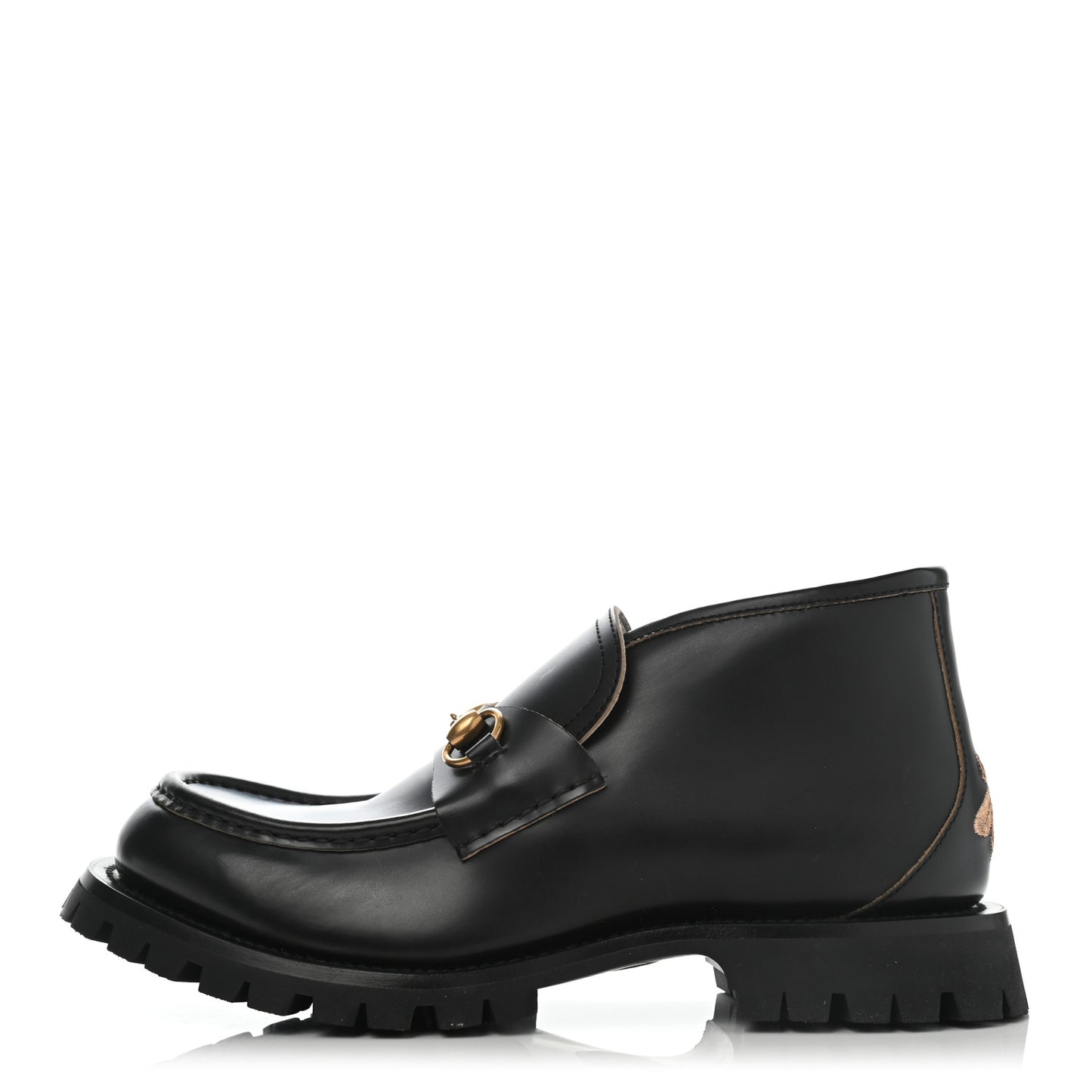 Cordovan Lux Mens Harald Horsebit Ankle Boots 9 Black