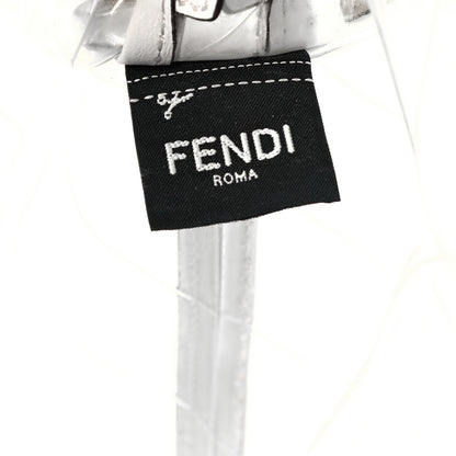 Fendi TPU Vitello Grace Pequin Pocket Medium Peekaboo Defender White 10 of 13