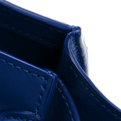 Celine Smooth Calfskin Micro Luggage Royal Blue 14 of 15