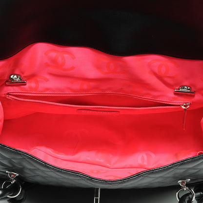 Chanel Calfskin Quilted Large Cambon Flap Black 8 of 8