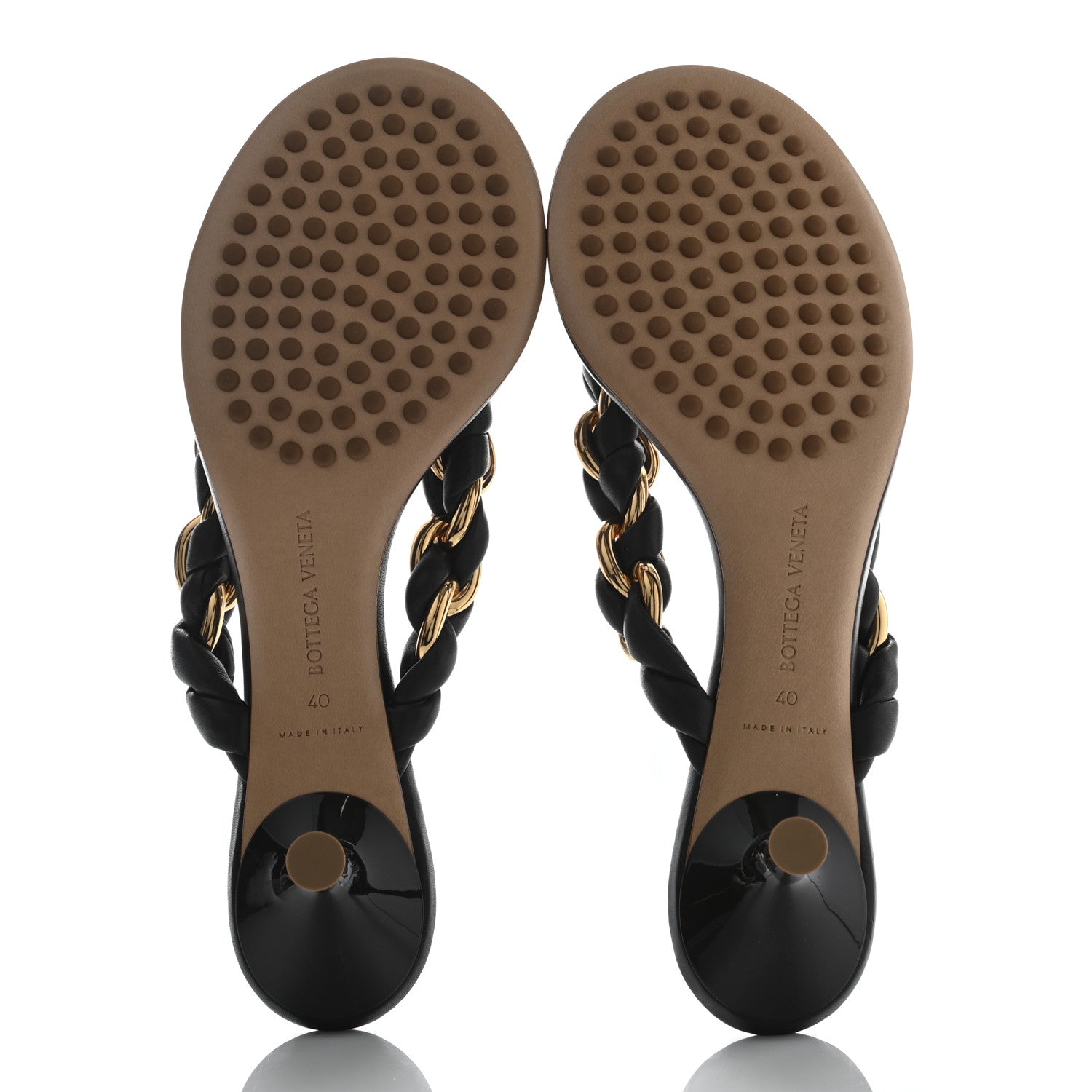 Bottega Veneta Nappa Dot Sandals 40 Fondant 6 of 8