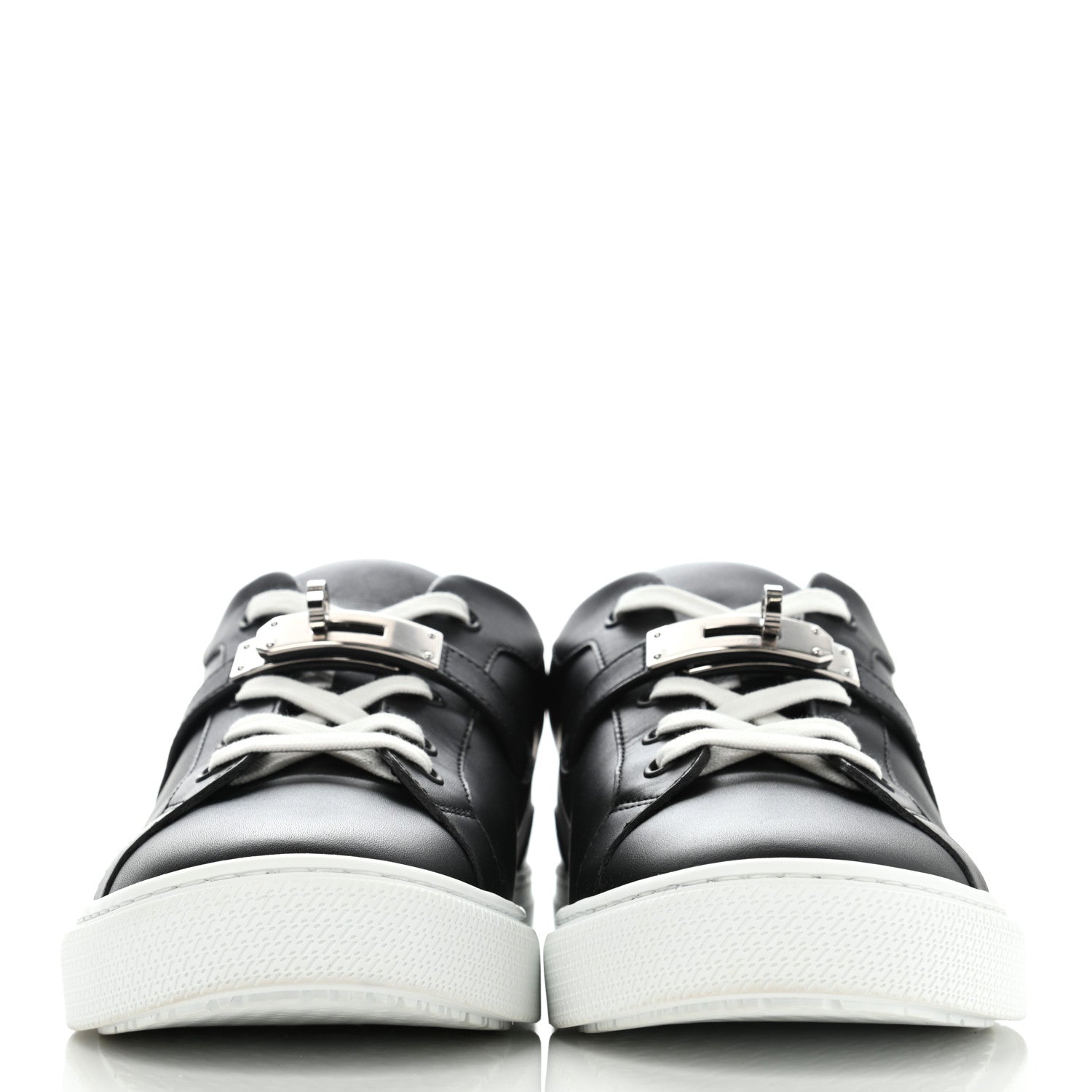 Hermes Calfskin Day Sneakers 42 Black 2 of 10
