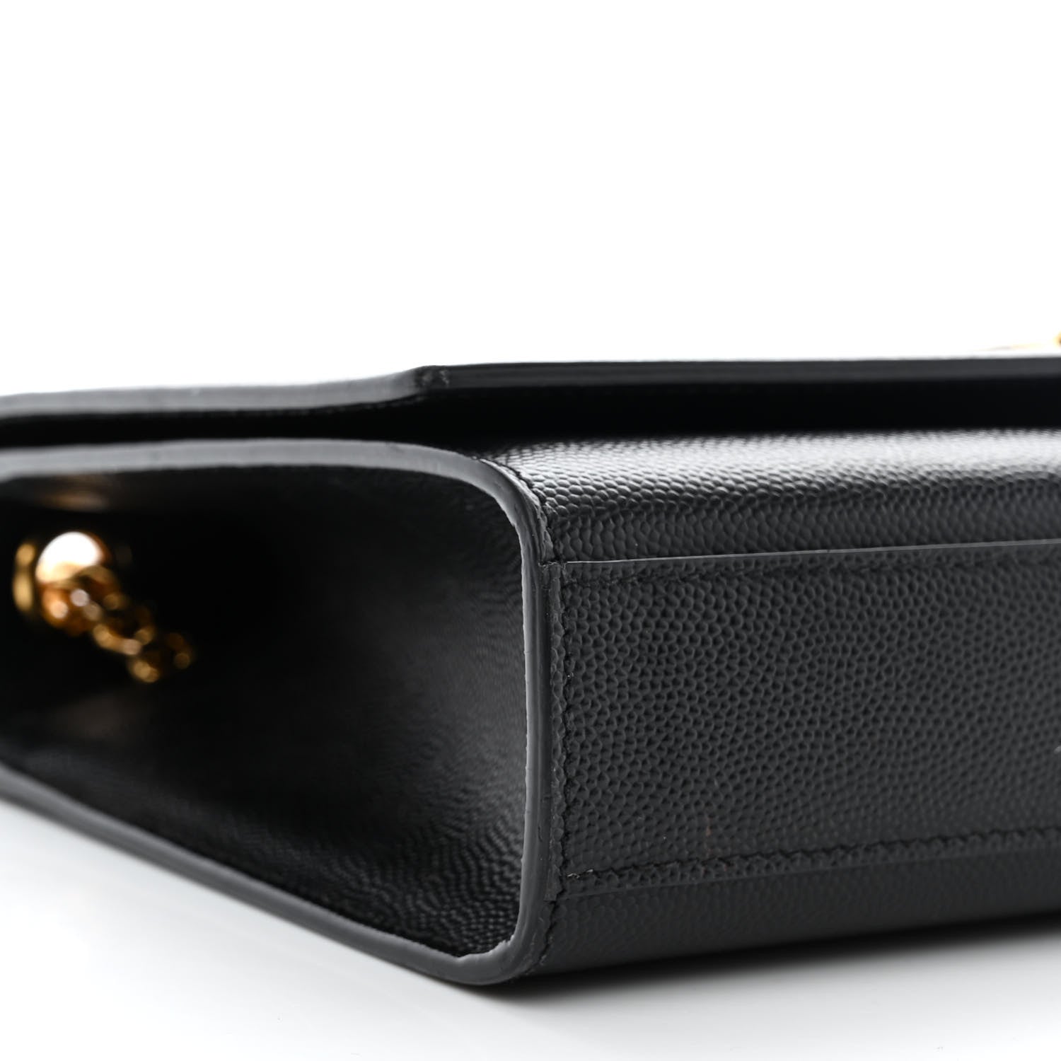 Saint Laurent Grain De Poudre Medium Classic Monogram Kate Satchel Black 9 of 13