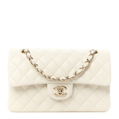 Chanel Caviar Quilted Small Double Flap White 1 of 12