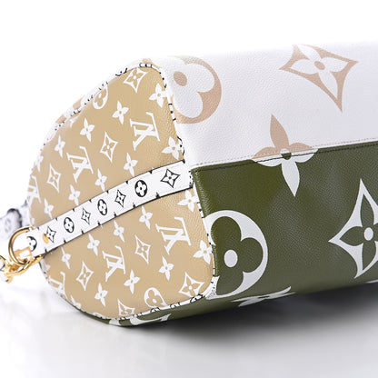 Louis Vuitton Monogram Giant Speedy Bandouliere 30 Kaki Beige 6 of 7