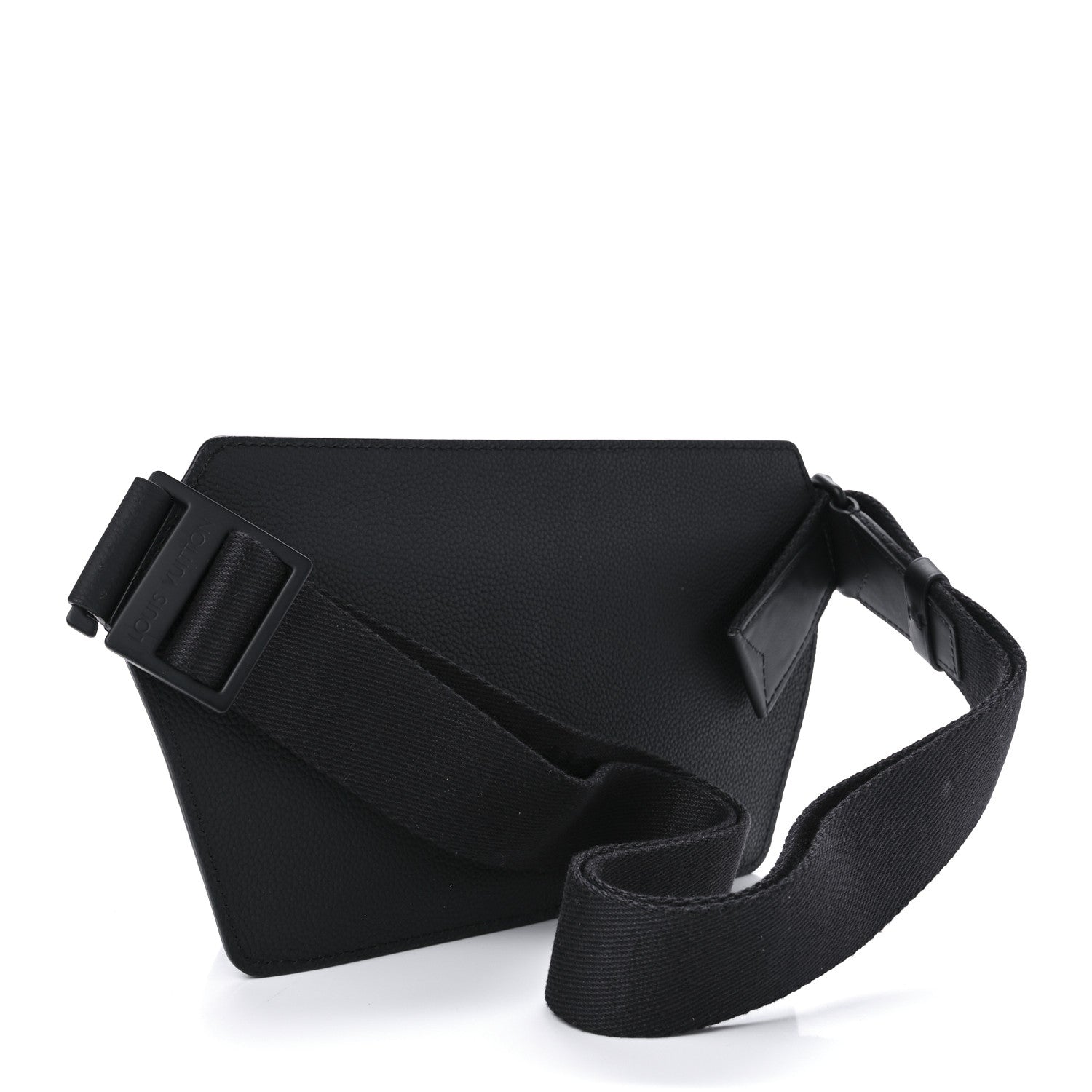 Louis Vuitton Grained Calfskin Aerogram Slingbag Black 3 of 11