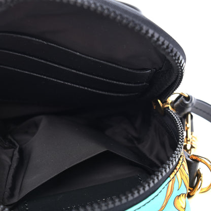 Versace Nylon Baroque Print Small Crossbody Bag Black 4 of 7
