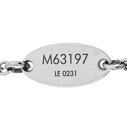 Louis Vuitton Metal Essential V Supple Necklace Silver 6 of 6