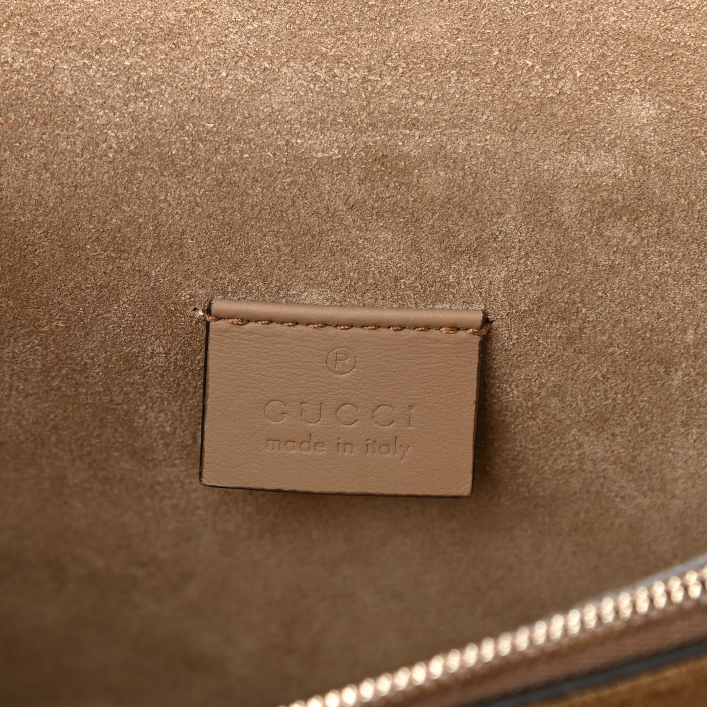 GG Supreme Monogram Small Dionysus Shoulder Bag Taupe