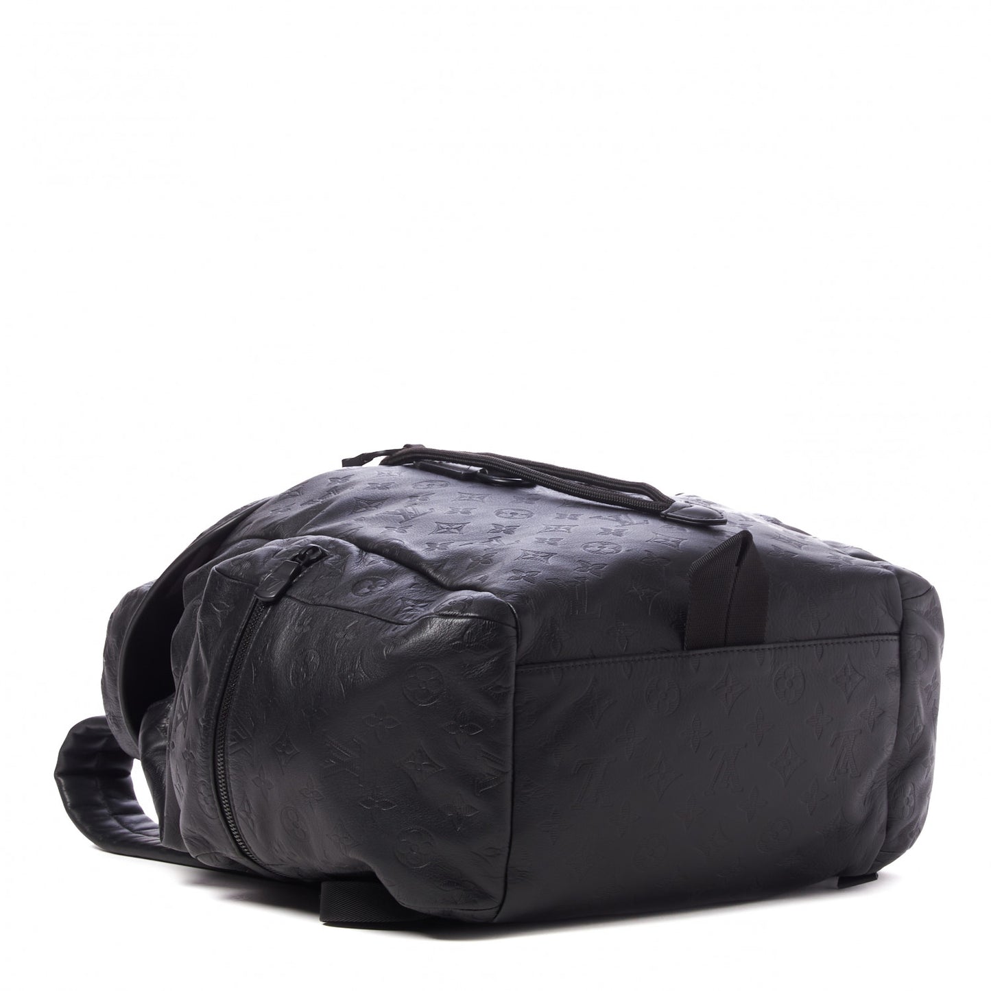 Calfskin Monogram Shadow Discovery Backpack Black