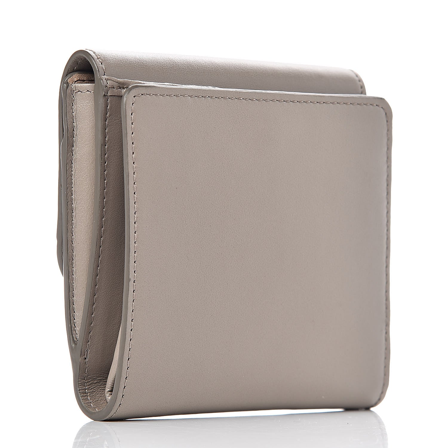 Chloe Shiny Calfskin Square Wallet Motty Grey 3 of 8