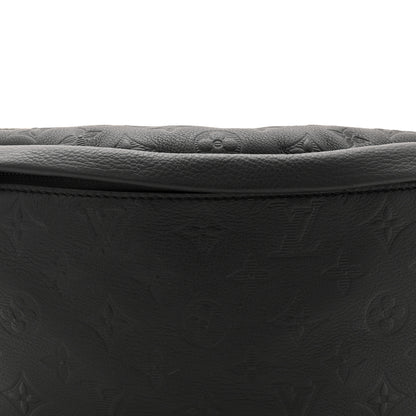 Louis Vuitton Calfskin Monogram Shadow Discovery Bumbag Black 7 of 9