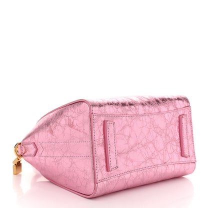 Givenchy Laminated Lambskin Mini Antigona Silk Pink 4 of 11