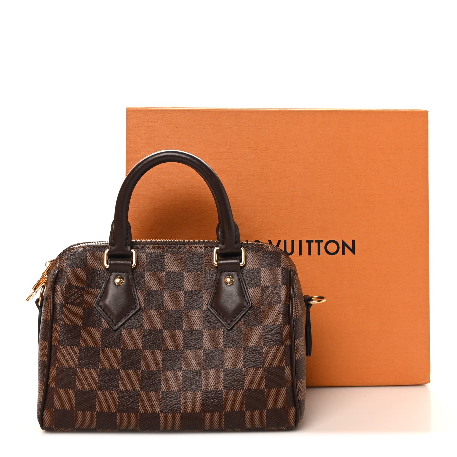 Louis Vuitton Damier Ebene Speedy Bandouliere 20 19 of 19