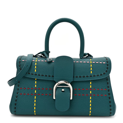 Delvaux Rodeo Calfskin Surprique Mini Brillant East West Satchel Blue 1 of 10