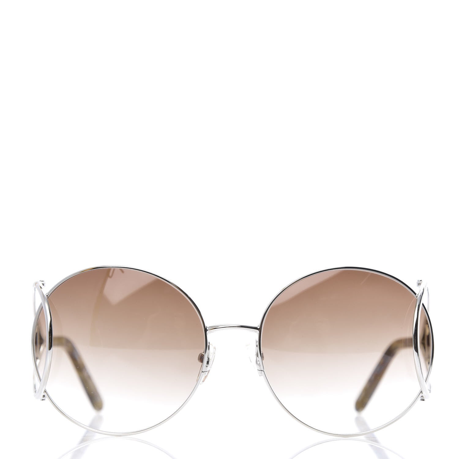 Chloe Jackson Oversized Round Sunglasses CE124S Turtledove 2 of 7