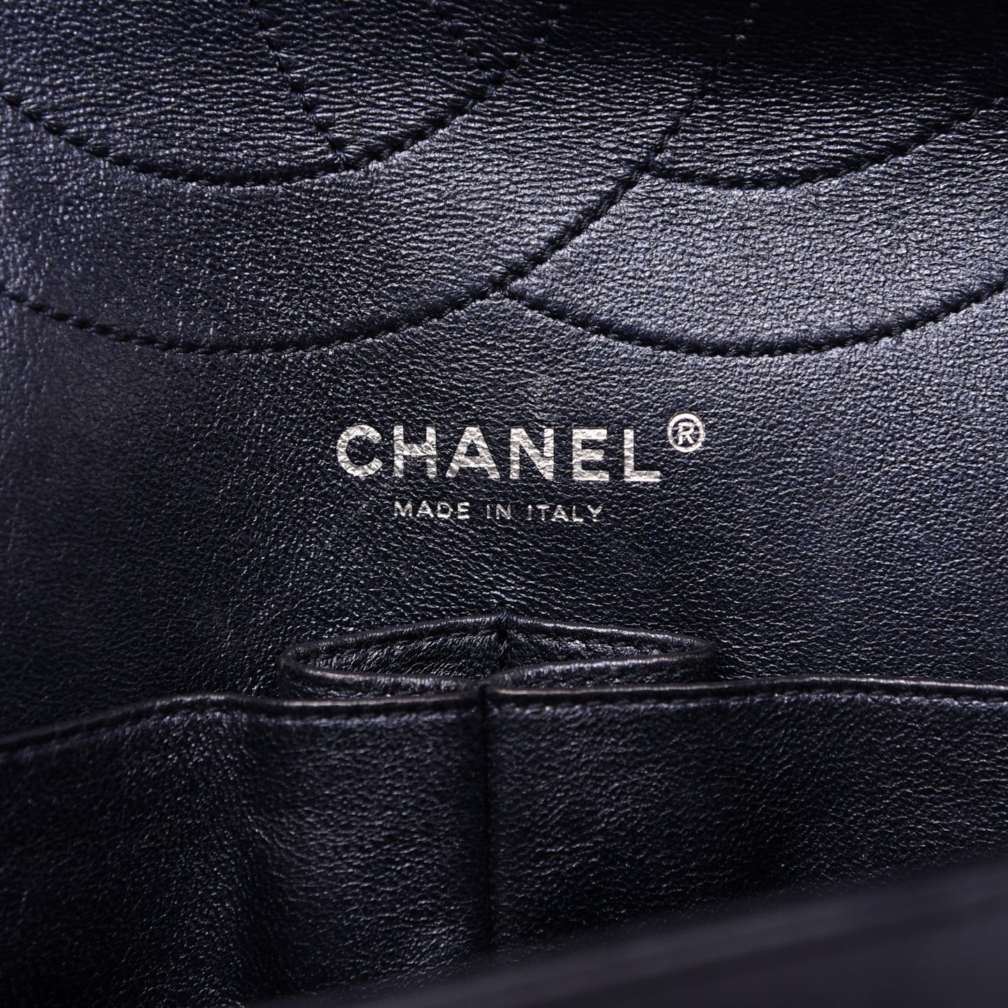 Metallic Aged Calfskin Quilted 2.55 Reissue 226 Flap Blue