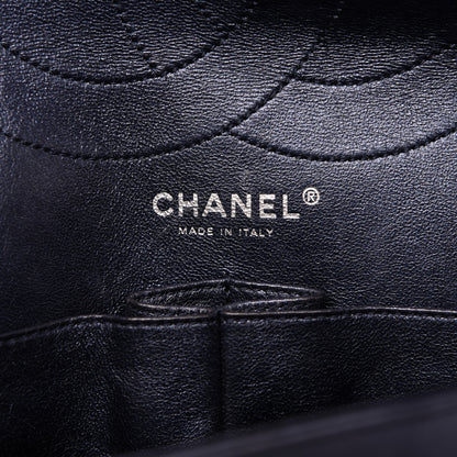 Chanel Metallic Aged Calfskin Quilted 2.55 Reissue 226 Flap Blue 8 of 9