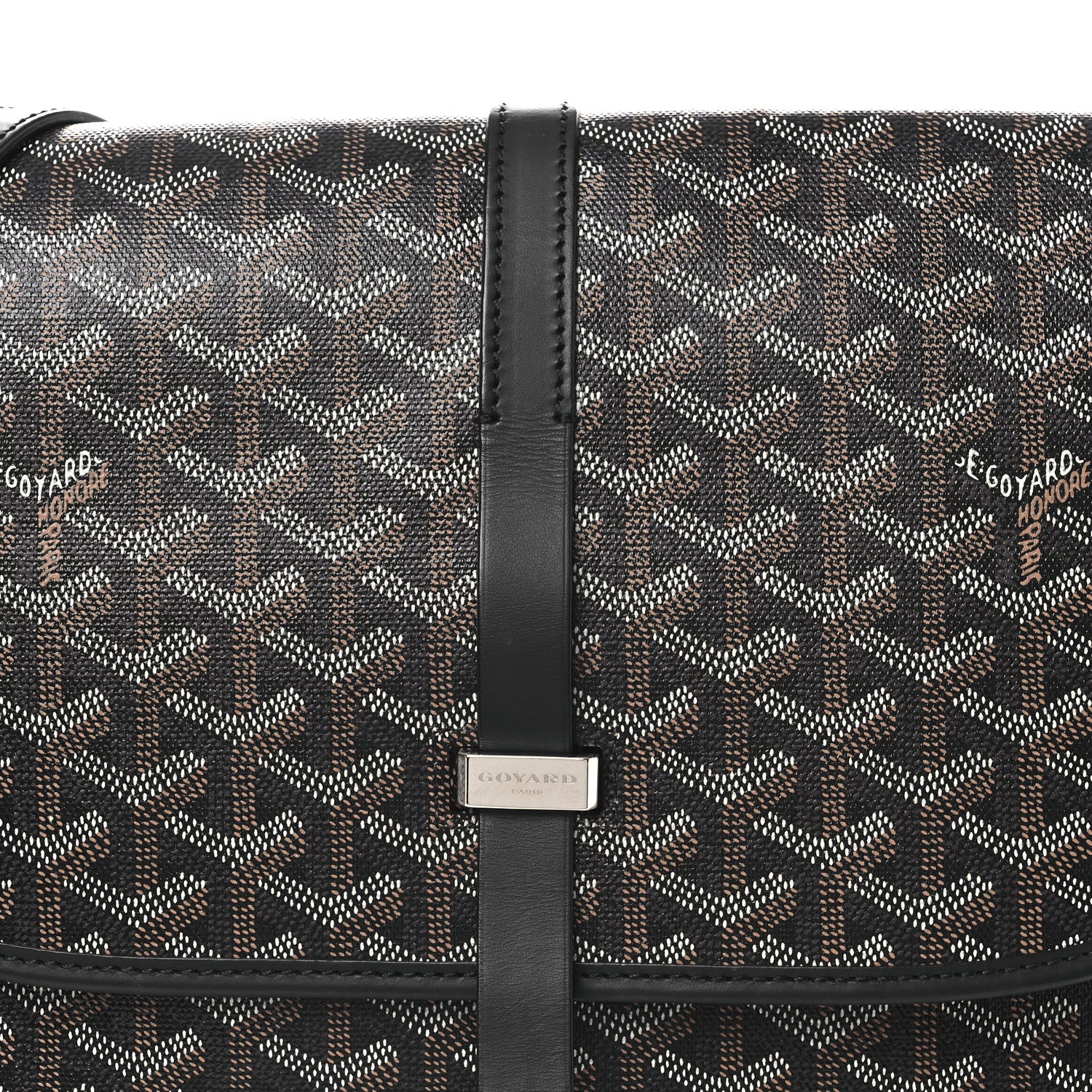 Goyard Goyardine Belvedere II MM Messenger Bag Black 7 of 12