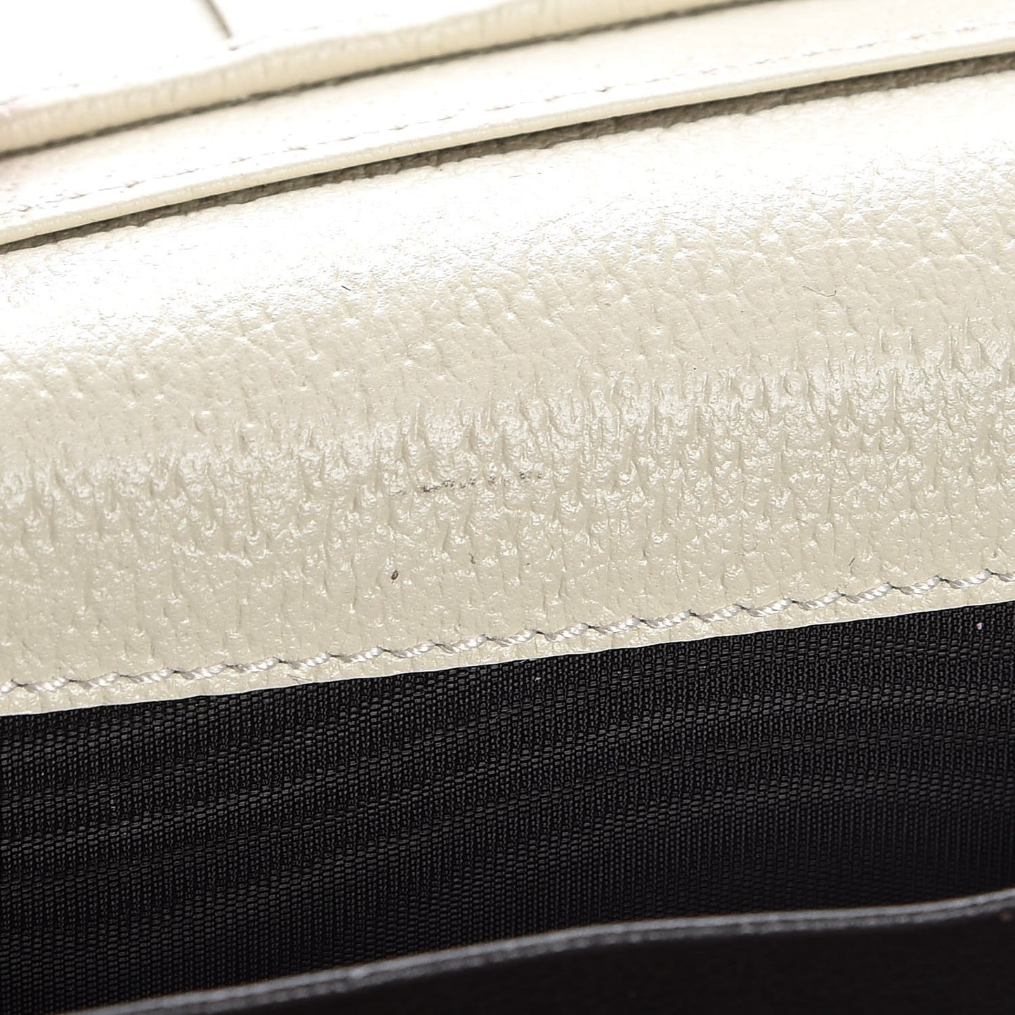 Calfskin Studded Soho Continental Wallet White