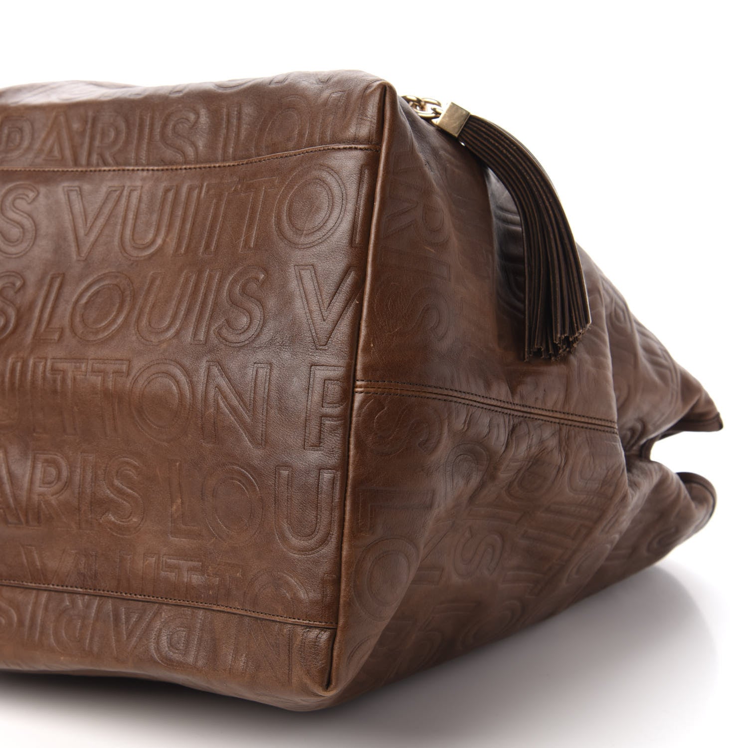 Louis Vuitton Monogram Paris Souple Whisper GM Chocolate 7 of 9