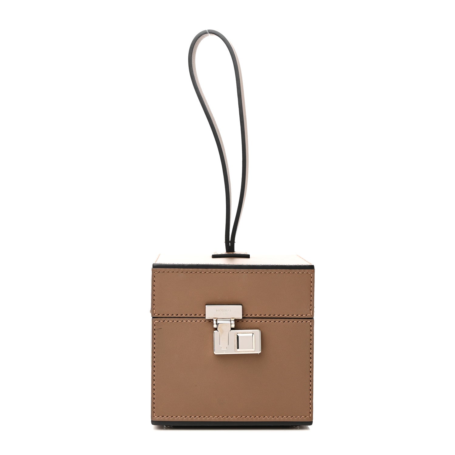 Moynat Calfskin Mini Vanity Case Clutch 1 of 11