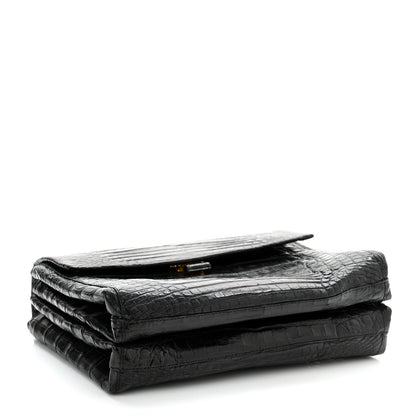 Nancy Gonzalez Crocodile Chain Flap Shoulder Bag Black 5 of 10