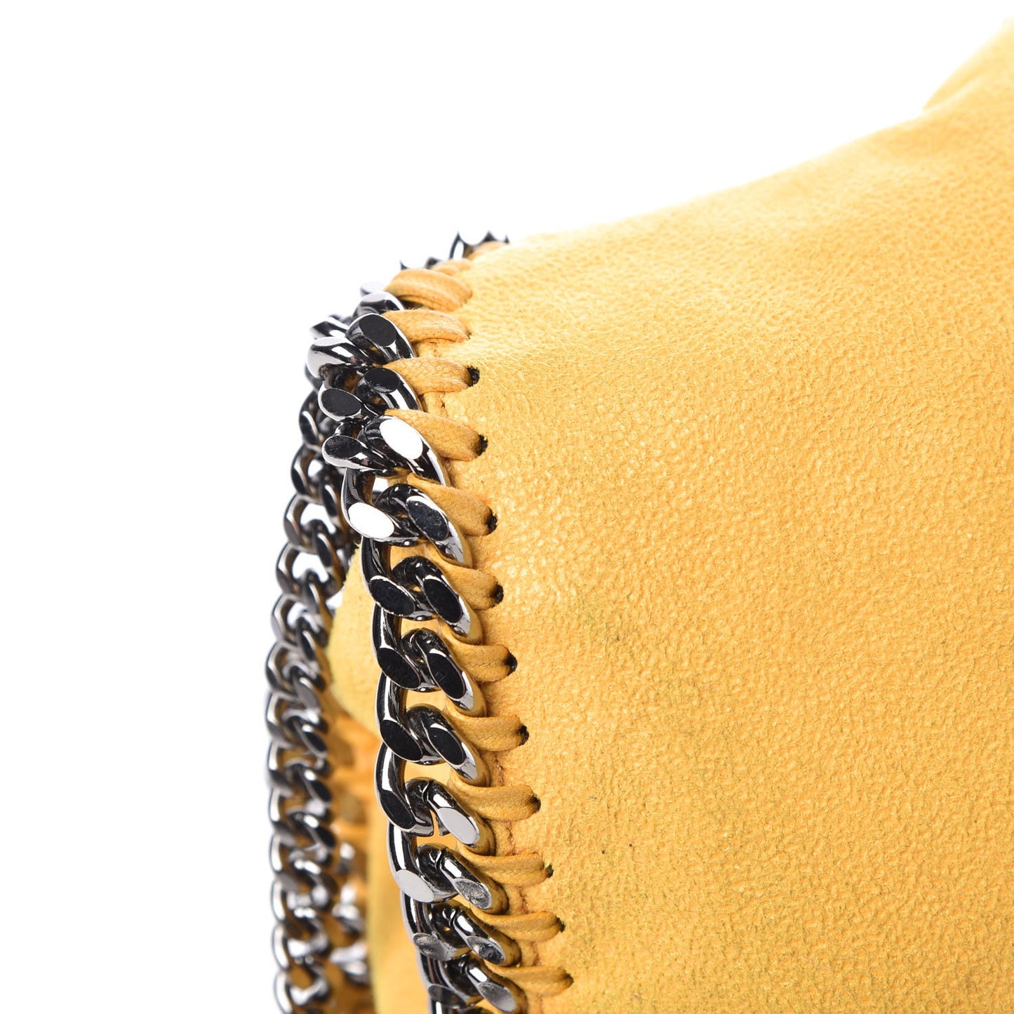 Shaggy Deer Falabella Mini Fold Over Tote Yellow