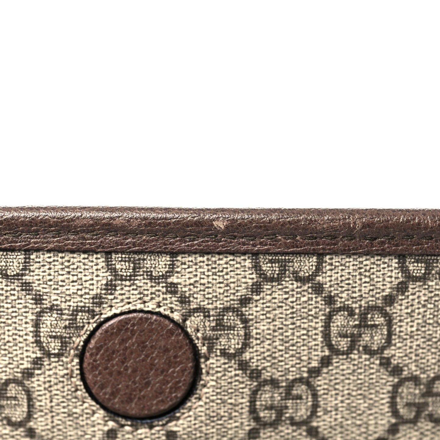 GG Supreme Monogram Neo Vintage Web Belt Bag Brown