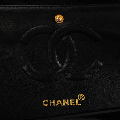 Chanel Patent Quilted Medium Double Flap Black 9 of 16