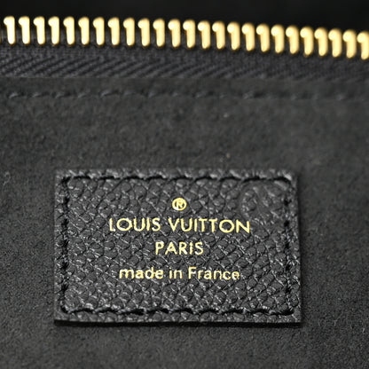 Louis Vuitton Empreinte Monogram Giant Neverfull MM Black Beige 7 of 14