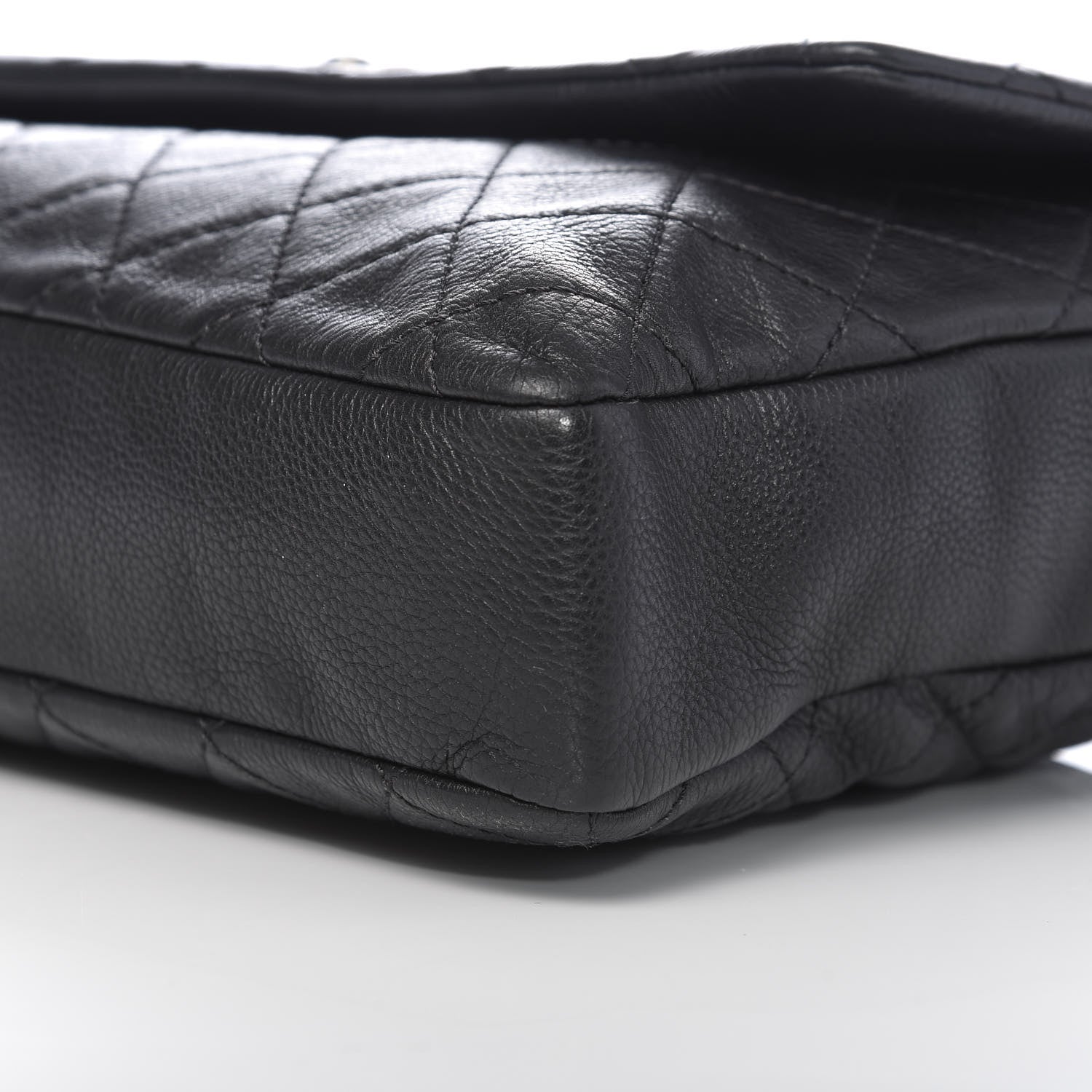 Chanel Calfskin Quilted Couture Messenger Black 10 of 11