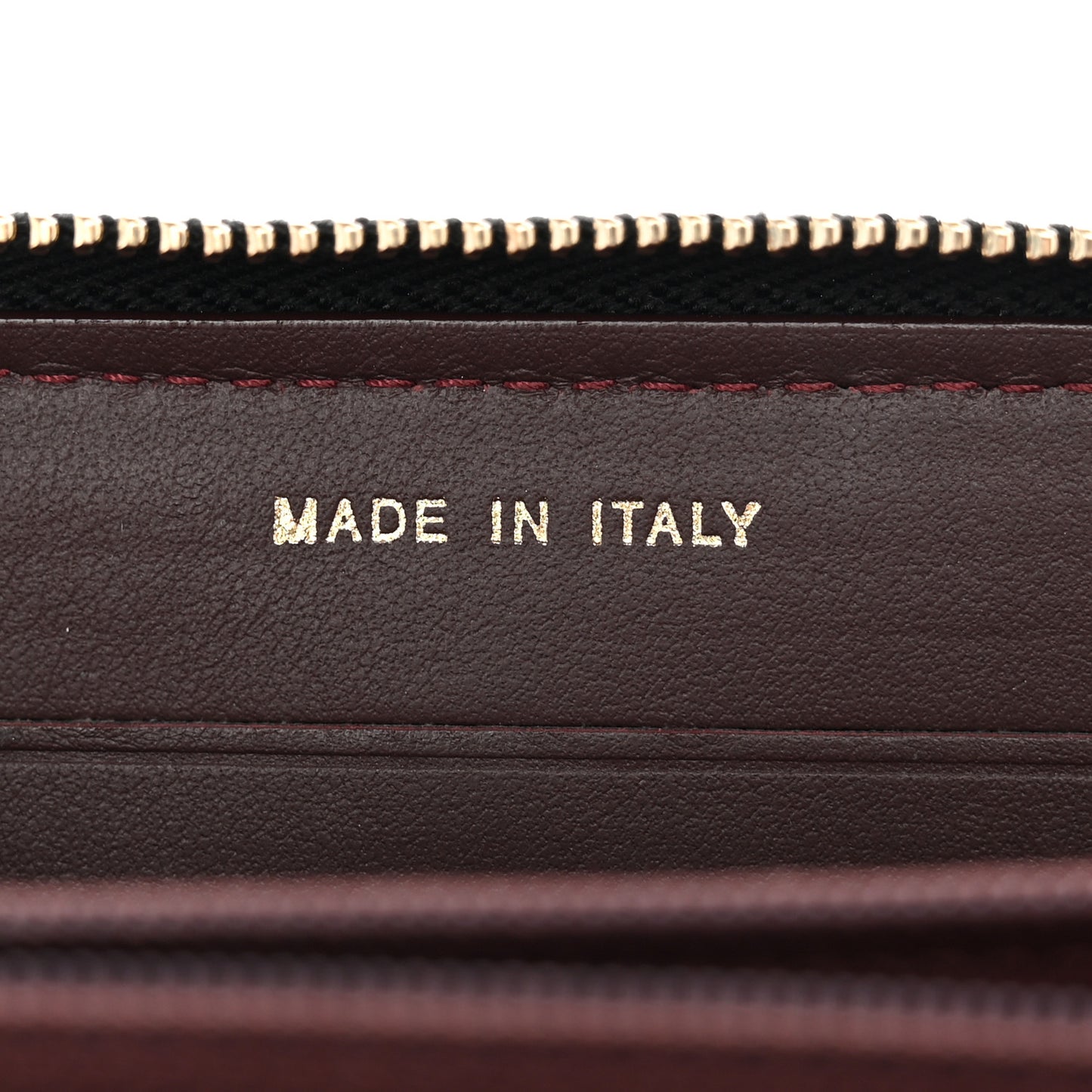 Aged Calfskin Quilted Small Lucky Charms 2.55 Reissue Zip Around Wallet Black